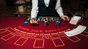 ব্যাকারাট টেবিলের Player, Banker ও Tie অঞ্চলের বিন্যাস